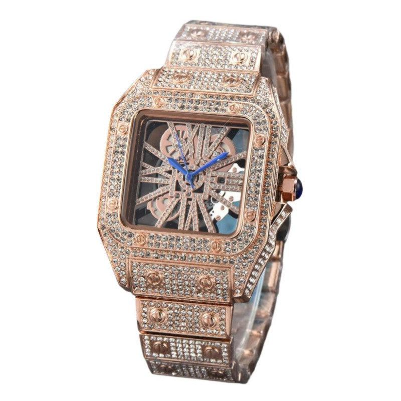 Women's Watch Golden and Silver Color Metal Strap with Diamond Fashion-Women Watches-Yes Yar FZE LLC-4 Style-Yes Yar FZE LLC