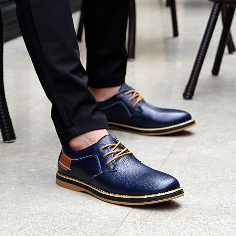 Men's Shoes Microfiber Leather, Formal Leather Shoes Men