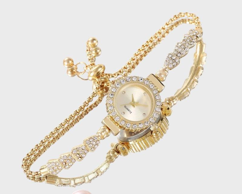 Women's Quartz Watch in Berlet Jewelry Adjustable Buckle in Various Colors-Artificial Jewelry-Yes Yar FZE LLC-Yellow-Yes Yar FZE LLC