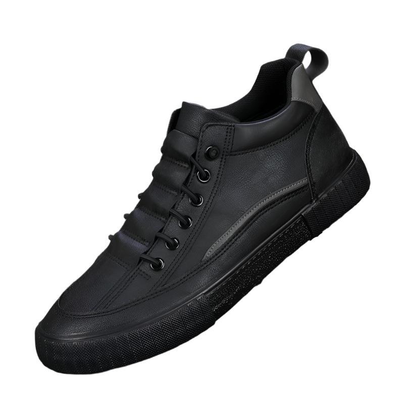 Men Shoes Winter High-top Cotton padded Warm Non-slip sewing line design