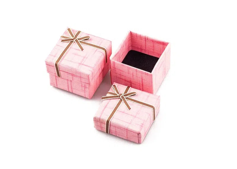 Box / Container with sponge inside for Jewels Case High Quality in 5 Candy Colors Best Gift presentation