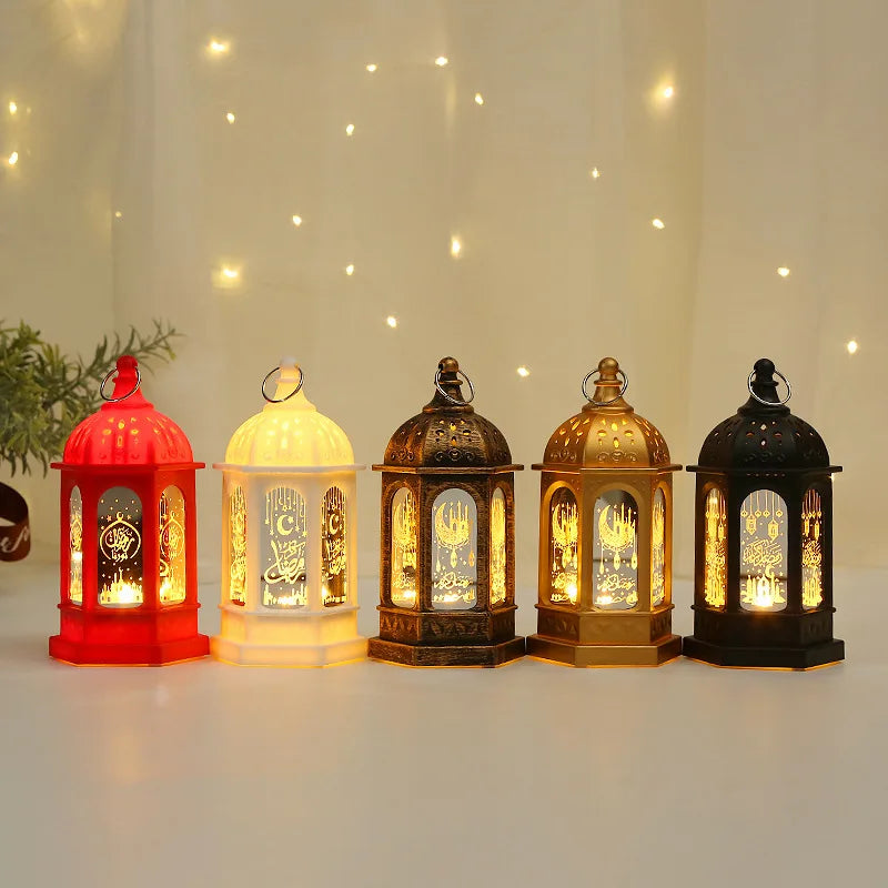 Ramadan LED Lantern Light Eid Mubarak Decoration for Home Party Ramadan Kareem Decor EID Al Adha