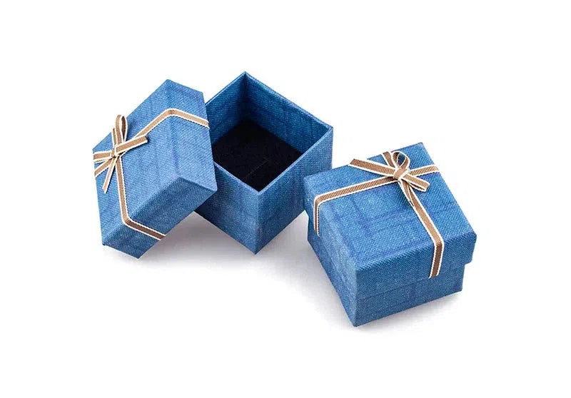 Box / Container with sponge inside for Jewels Case High Quality in 5 Candy Colors Best Gift presentation