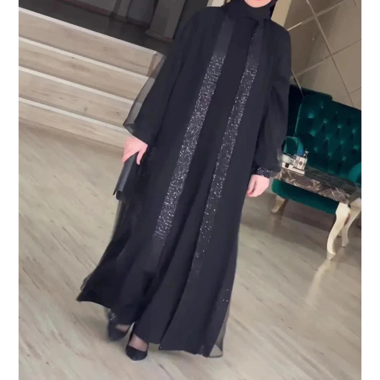 Abaya Muslim Women Dress Arabic Long Robe Islam Morocco Kaftan Abayas