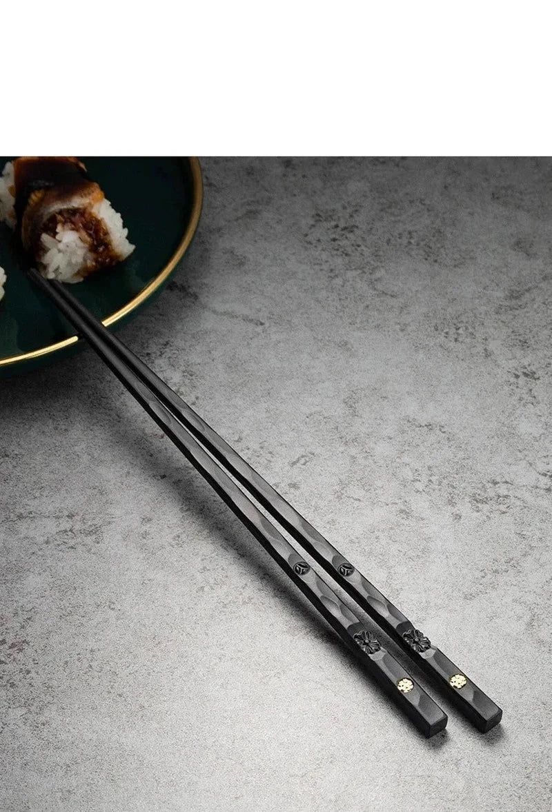 Chopsticks 5Pairs High Quality Non-Slip Home Hotel Restaurant Healthy Food Stick For Sushi Chopsticks