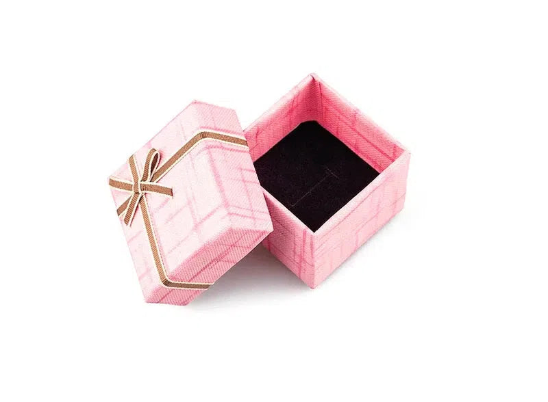 Box / Container with sponge inside for Jewels Case High Quality in 5 Candy Colors Best Gift presentation