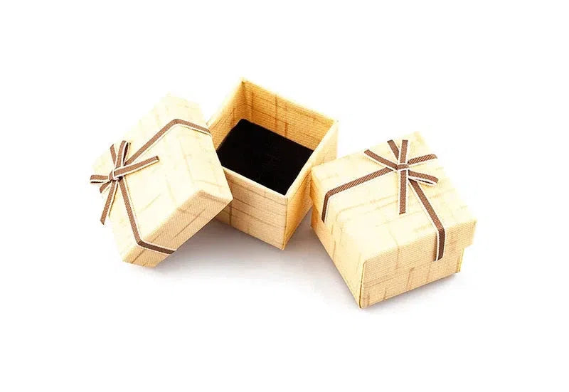 Box / Container with sponge inside for Jewels Case High Quality in 5 Candy Colors Best Gift presentation