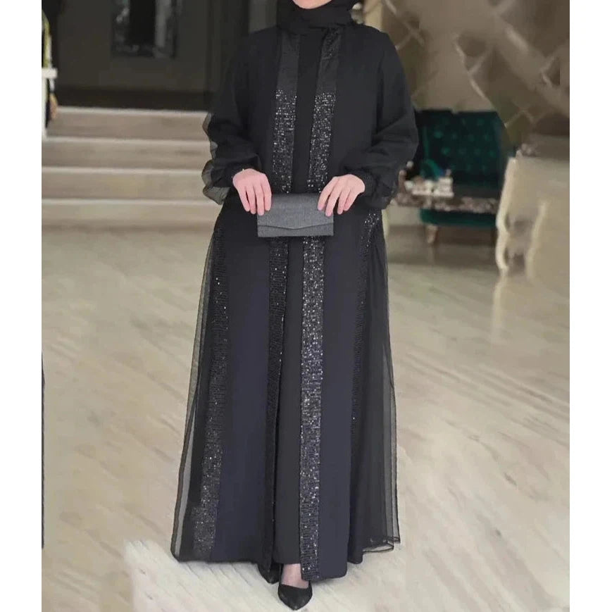 Abaya Muslim Women Dress Arabic Long Robe Islam Morocco Kaftan Abayas