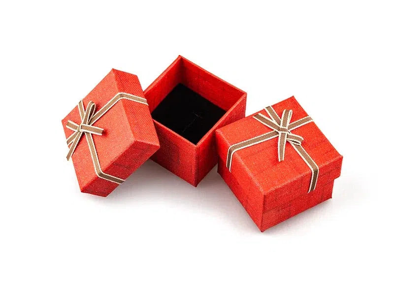 Box / Container with sponge inside for Jewels Case High Quality in 5 Candy Colors Best Gift presentation