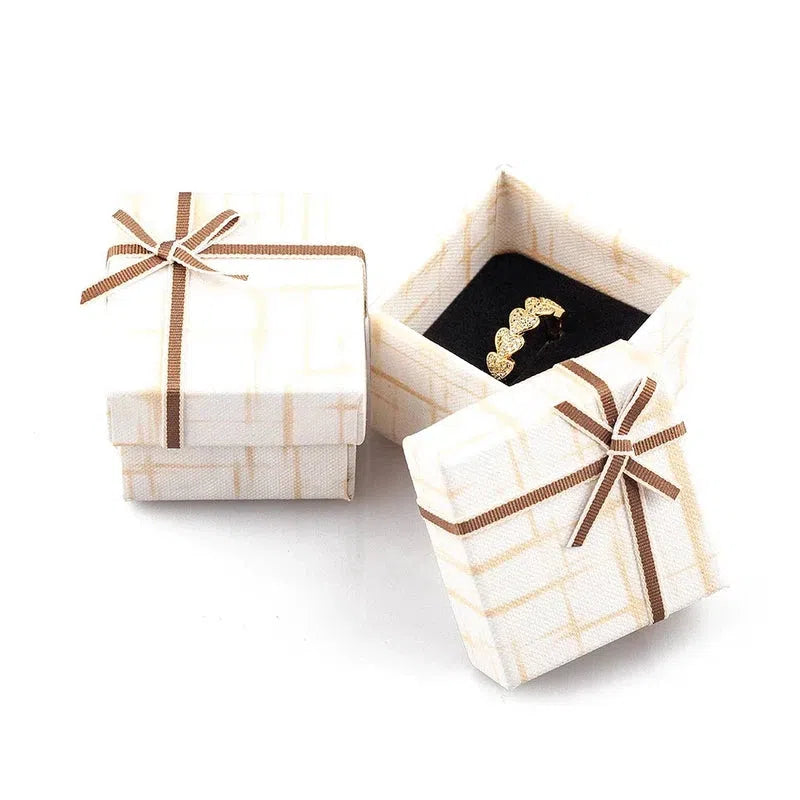 Box / Container with sponge inside for Jewels Case High Quality in 5 Candy Colors Best Gift presentation