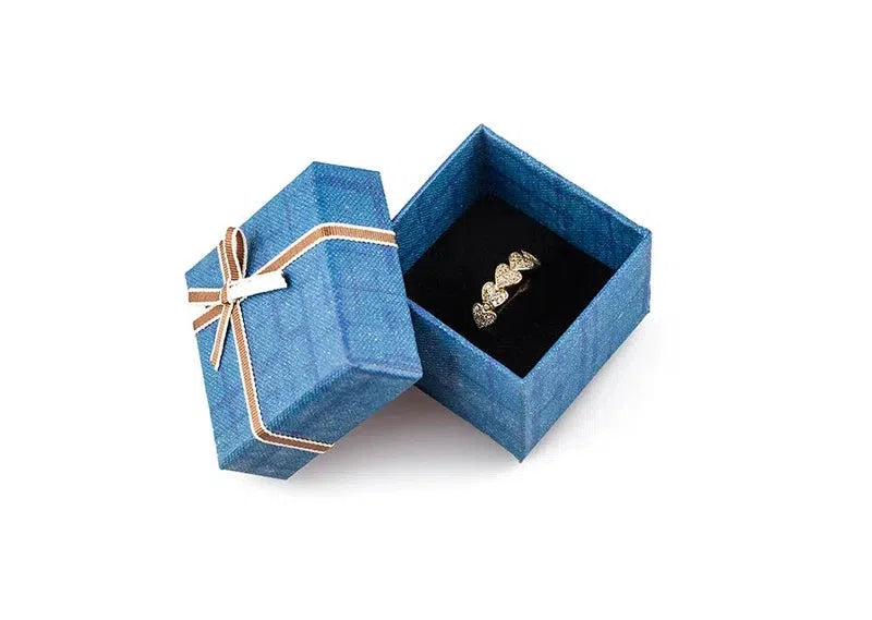 Box / Container with sponge inside for Jewels Case High Quality in 5 Candy Colors Best Gift presentation