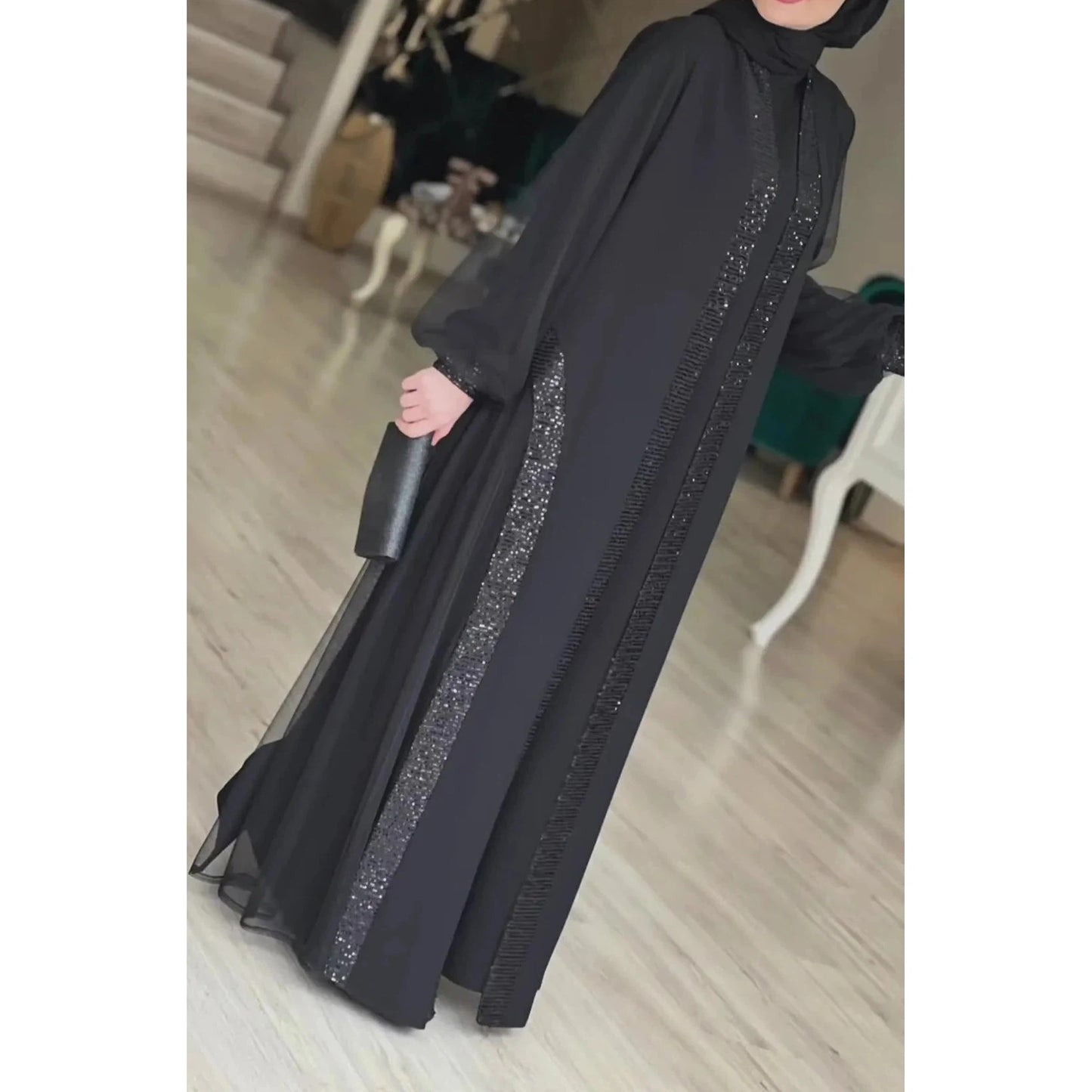 Abaya Muslim Women Dress Arabic Long Robe Islam Morocco Kaftan Abayas