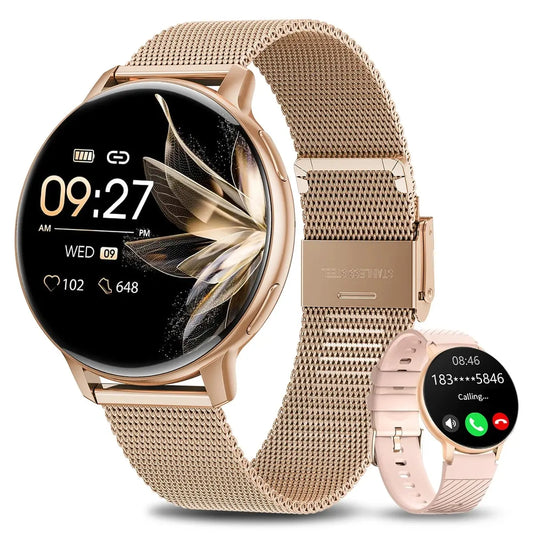 LIGE Smartwatch For Women Bluetooth Call Waterproof Sports Fitness Watches Blood Oxygen Healthy Women Smartwatch Man