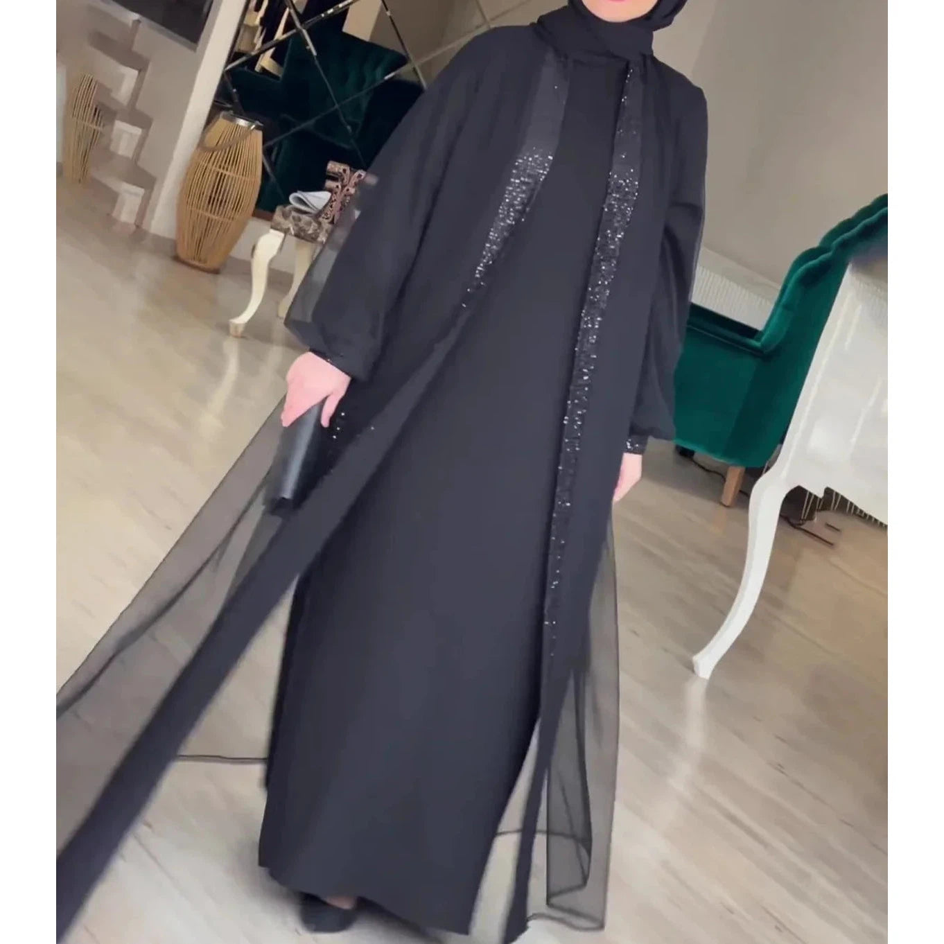 Abaya Muslim Women Dress Arabic Long Robe Islam Morocco Kaftan Abayas