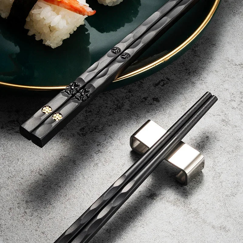 Chopsticks 5Pairs High Quality Non-Slip Home Hotel Restaurant Healthy Food Stick For Sushi Chopsticks