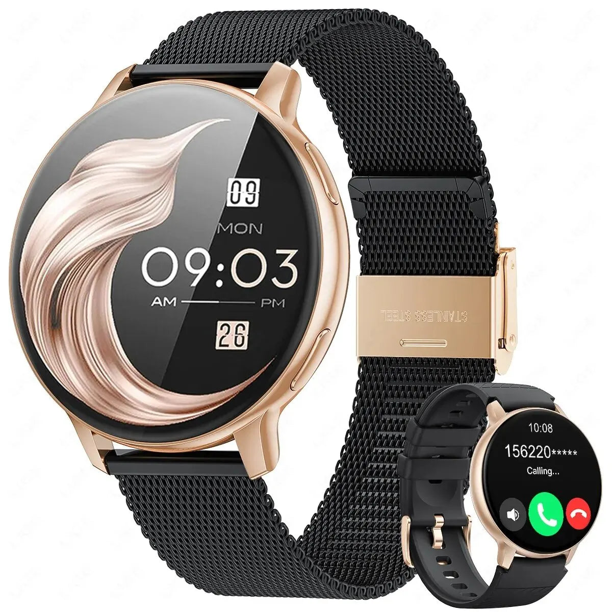 LIGE Smartwatch For Women Bluetooth Call Waterproof Sports Fitness Watches Blood Oxygen Healthy Women Smartwatch Man