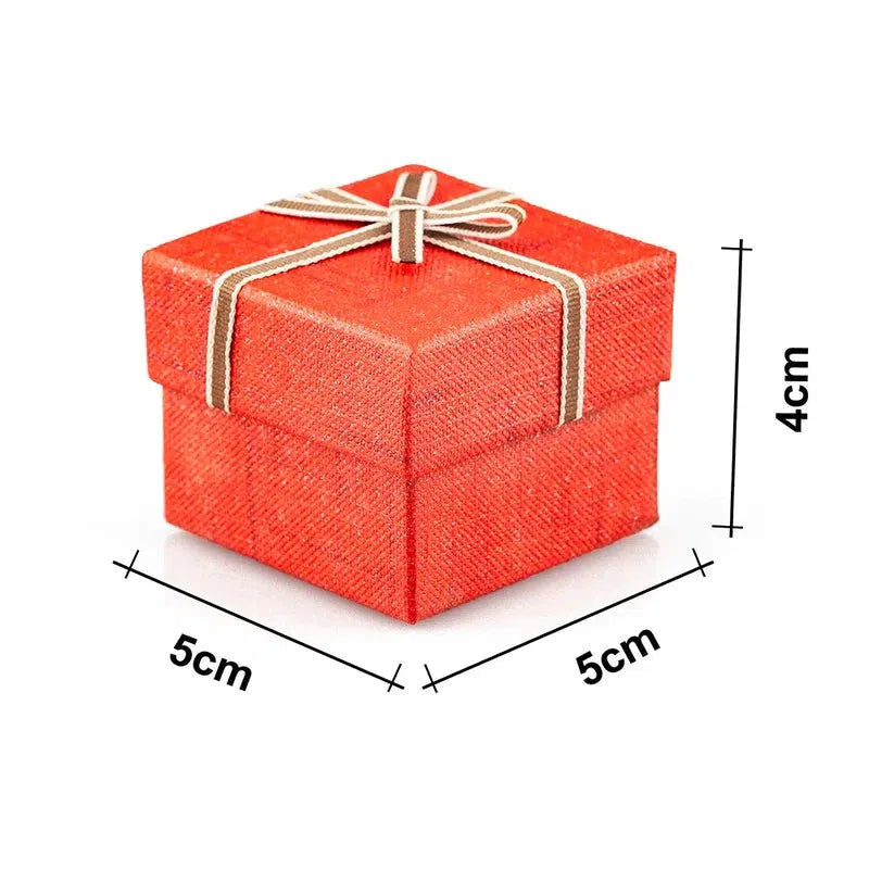 Box / Container with sponge inside for Jewels Case High Quality in 5 Candy Colors Best Gift presentation