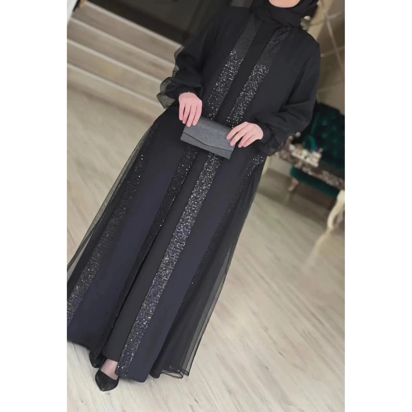 Abaya Muslim Women Dress Arabic Long Robe Islam Morocco Kaftan Abayas