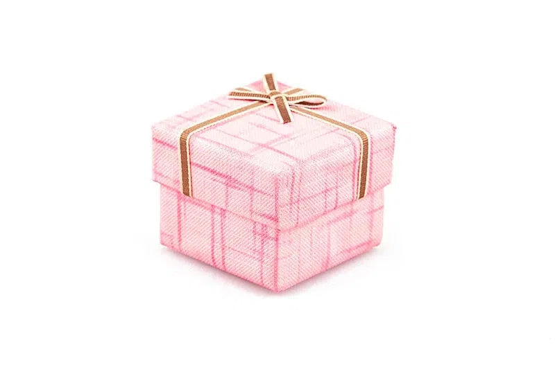 Box / Container with sponge inside for Jewels Case High Quality in 5 Candy Colors Best Gift presentation