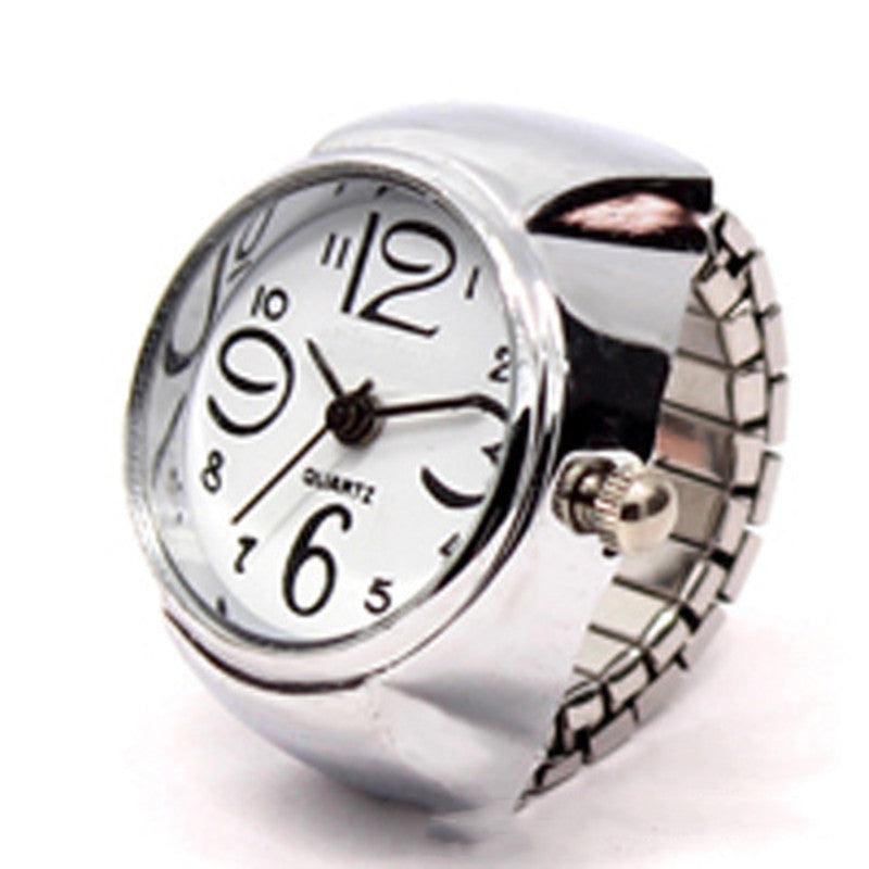 Figure Ring Watch Alloy Silver for Men & Women Multi Colors in Style-Artificial Jewelry-Yes Yar FZE LLC-Yes Yar FZE LLC