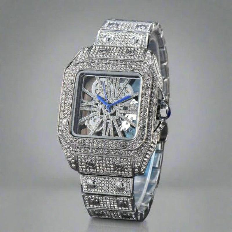 Women's Watch Golden and Silver Color Metal Strap with Diamond Fashion-Women Watches-Yes Yar FZE LLC-Yes Yar FZE LLC