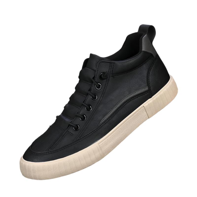 Men Shoes Winter High-top Cotton padded Warm Non-slip sewing line design